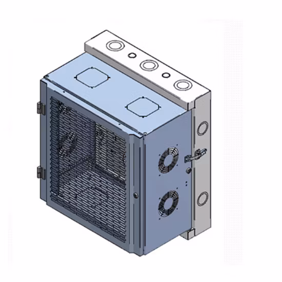 Parti di fabbricazione in lamiera Armadietto per batterie in acciaio al carbonio